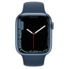 apple watch 7 45mm 藍色gps 運動錶帶